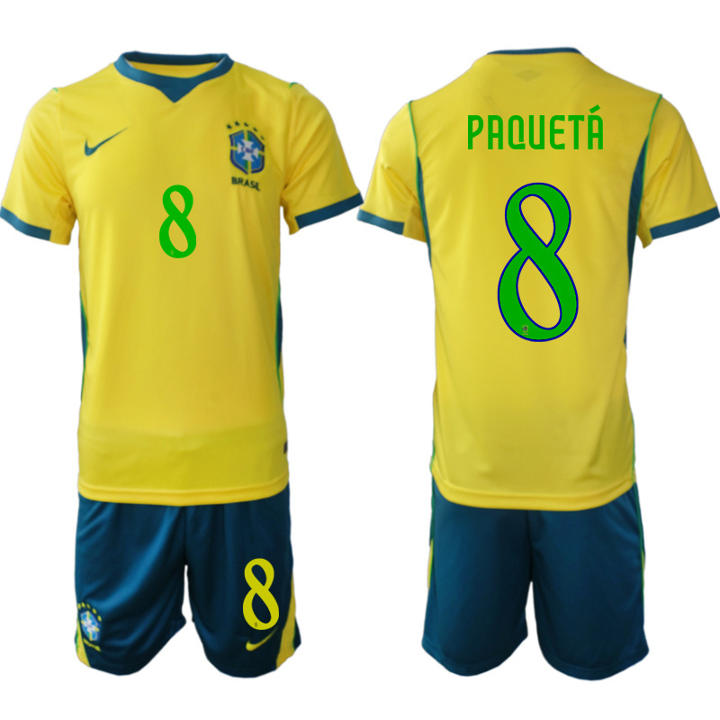 Men Brazil home #12 style 2026 World Cup Soccer jersey